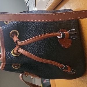 VINTAGE NAVY BUCKEY BAG